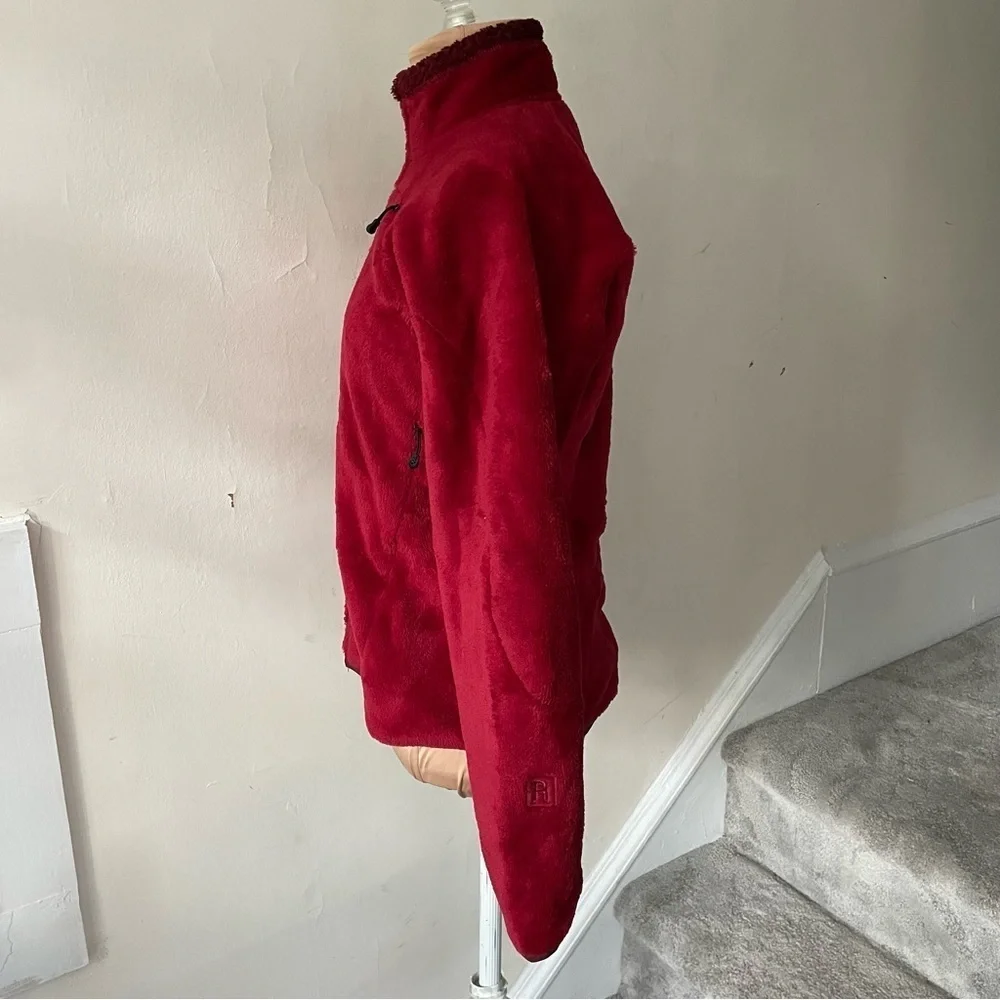 Patagonia Red Zip Up Soft Fleece Long Sleeve Polartec R Jacket 36112F6 EUC Sz S